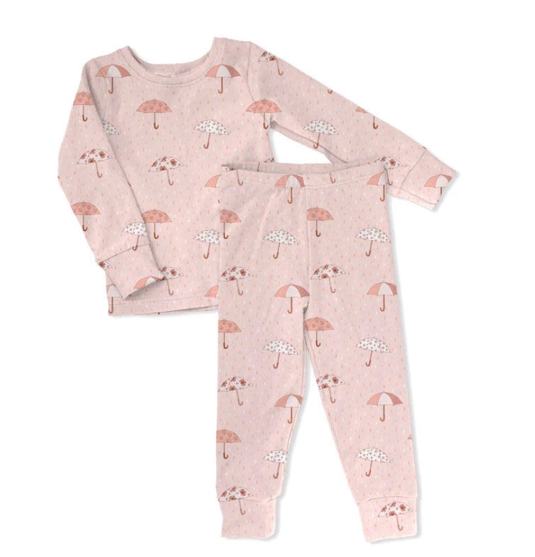 Rainy Days Bamboo Toddler 2-Piece Pajamas