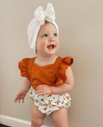 Load image into Gallery viewer, ELLIE FLUTTER SWEETHEART ROMPER - DARLIN&#39; CLEMENTINE
