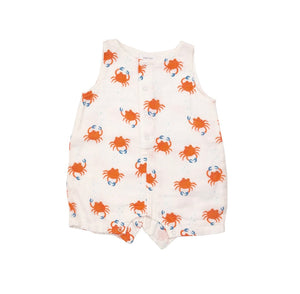 SHORTIE ROMPER - CRABBY CUTIES