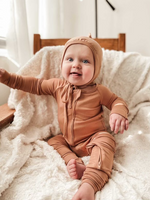 Load image into Gallery viewer, Tenth and Pine Bamboo Romper - Clay
