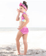 Load image into Gallery viewer, Rainbow Dream Stripe Butterfly Tankini
